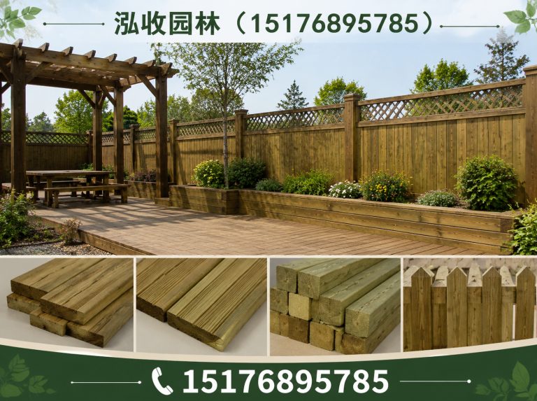 商洛防腐木展示图